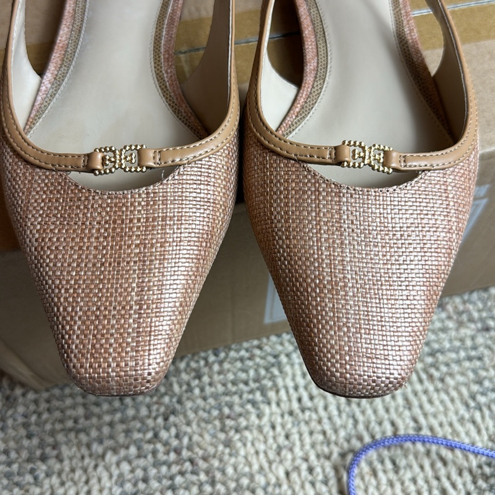Sam Edelman Tan Slingback Flats - Picture 5 of 16